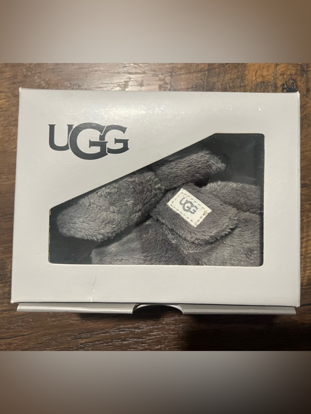 UGG Baby Bixbee Bootie - Charcoal Size 0/1 0-6 Months